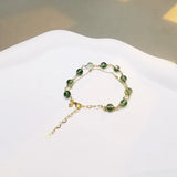 Natural Stone Bracelet 925 High Jewelry Strawberry K Accessories Y2K