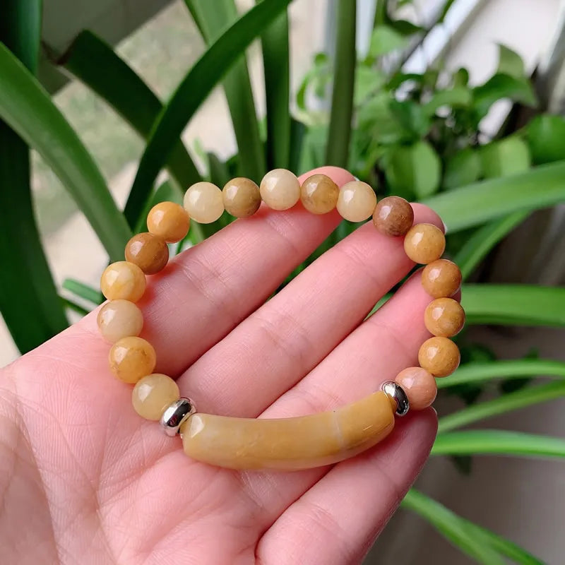 Natural Stone Bracelet Agates Fluorite Amethysts Pink