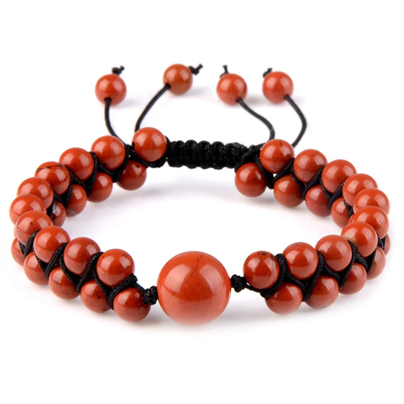Agate Tiger Eyes Braided Bracelet for Men Women