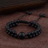 Agate Tiger Eyes Braided Bracelet for Men Women