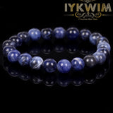 Sodalite Beads Bracelet Men Women Magnetic Health Protection 6-8mm