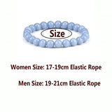 Natural Stone Bracelet Men 8MM Beads Chakra Healing Yoga Buddha Jewelry