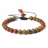 Natural Stone Bracelet Rose Pink Quartzs Agate Tiger Eye Amethysts Bracelet