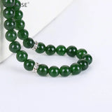 Single Circle Crystal Bracelet 8-10mm Beads
