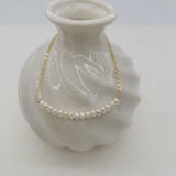 Natural Stone Bracelet with 14K Filled Chains