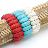 Turquoise Stone Bracelet for Women - Beaded Yoga National Style Jewelry