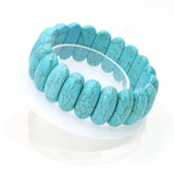 Turquoise Stone Bracelet for Women - Beaded Yoga National Style Jewelry