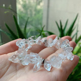 Clear Quartz Chip Bracelet Natural Stone Raw Crystal Healing Jewelry