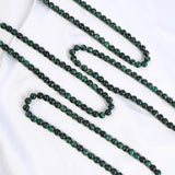 Natural Stone Brazilian Emerald Green Round Spacer Beads SZ 6 8 10mm