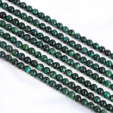 Natural Stone Brazilian Emerald Green Round Spacer Beads SZ 6 8 10mm