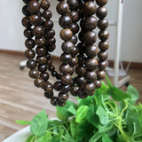 Natural Stone Bronzite Round Spacer Beads 4-12mm 15in
