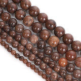 Brown Aventurine Quartz Charm Round Beads 4/6/8/10/12 MM