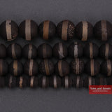 Carnelian Tibetan Dzi Football Beads Round Loose Beads 6/8/10mm
