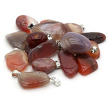 Natural Stone Carnelian Pendants for Jewelry Making