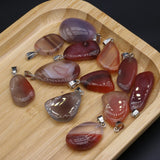 Natural Stone Carnelian Pendants for Jewelry Making