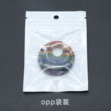 Natural Stone Chakra Big Hole Bead Round Shape Bless Healings Beads