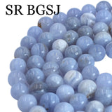 Chalcedony Round Spacer Beads for Jewelry Making 4/6/8/10/12mm