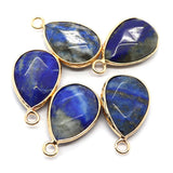 Opal Amethyst Charm Drop Stone Pendant DIY Jewelry