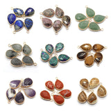Opal Amethyst Charm Drop Stone Pendant DIY Jewelry
