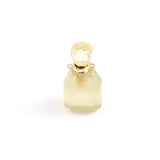 Citrine Reiki Healing Crystal Perfume Bottle Pendant 33x17mm