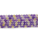 Natural Stone Purple Yellow Citrines Quartz Beads For Jewelry Making