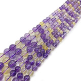 Natural Stone Purple Yellow Citrines Quartz Beads For Jewelry Making