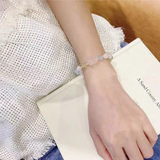 Colorful Morganite PIXIU Bracelet DIY Health Wealth Lucky Women Jade Beads