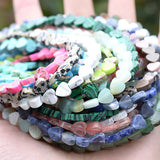 Colorful Sea Sediment Agates Beads 6mm