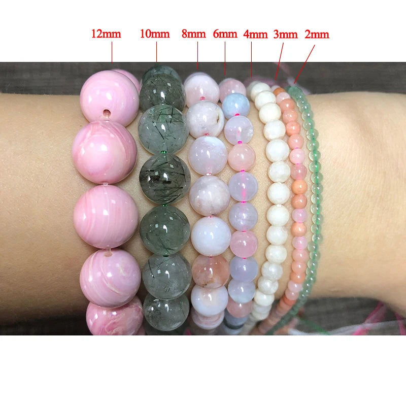 Colorful Tourmaline Persian Jades Loose Spacer Beads for Jewelry Making