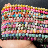 Colorful Tourmaline Persian Jades Loose Spacer Beads for Jewelry Making