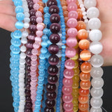 Cat Eye Opal Beads for DIY Jewelry Making