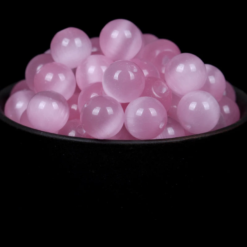 Cat Eye Opal Beads for DIY Jewelry Making