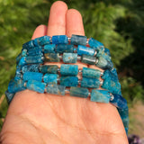 Faceted Apatite Stone Spacer Beads for Jewelry Making