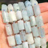 Faceted Aquamarines Loose Beads for DIY Jewelry Making