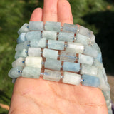 Faceted Aquamarines Loose Beads for DIY Jewelry Making