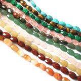 Faceted Agates Crystal Scattered Beads for Jewelry Making