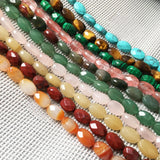 Faceted Agates Crystal Scattered Beads for Jewelry Making