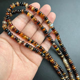 Cornelian Agates 6*3mm Round Wheel Flat Spacer Beads Rondelles Gemstone