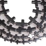 Natural Stone Cross Hematite Spacer Beads for Jewelry Making