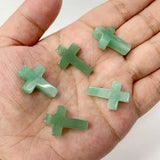 Colorful Gem Cross Beads Charm for DIY Bracelet Necklace