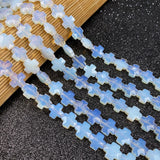 Natural Stone Cross Loose Beads for Jewelry Making DIY