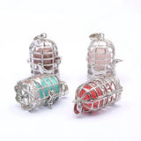 Agate Crystal Detachable Pendant Necklace Jewelry