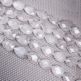 Agate Beads Drop-shaped Tiger Eye Faceted Loose Spacer Beads