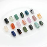 Natural Stone Agate Beads Hexagonal Cylinder 10pcs/lot DIY Jewelry Making