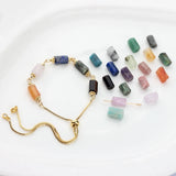 Natural Stone Agate Beads Hexagonal Cylinder 10pcs/lot DIY Jewelry Making