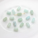 Natural Stone Agate Beads Hexagonal Cylinder 10pcs/lot DIY Jewelry Making