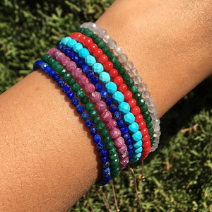 Natural Stone Crystal Bead Bracelets for Women Friendship Bracelets