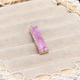 Natural Stone Crystal Cluster Pendant for DIY Necklace