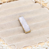 Natural Stone Crystal Cluster Pendant for DIY Necklace