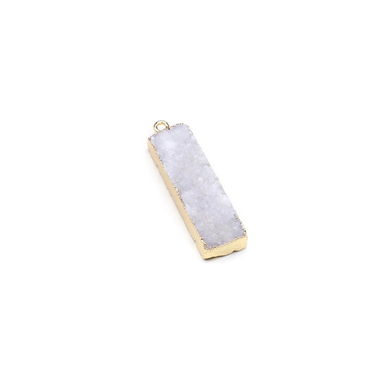 Natural Stone Crystal Cluster Pendant for DIY Necklace